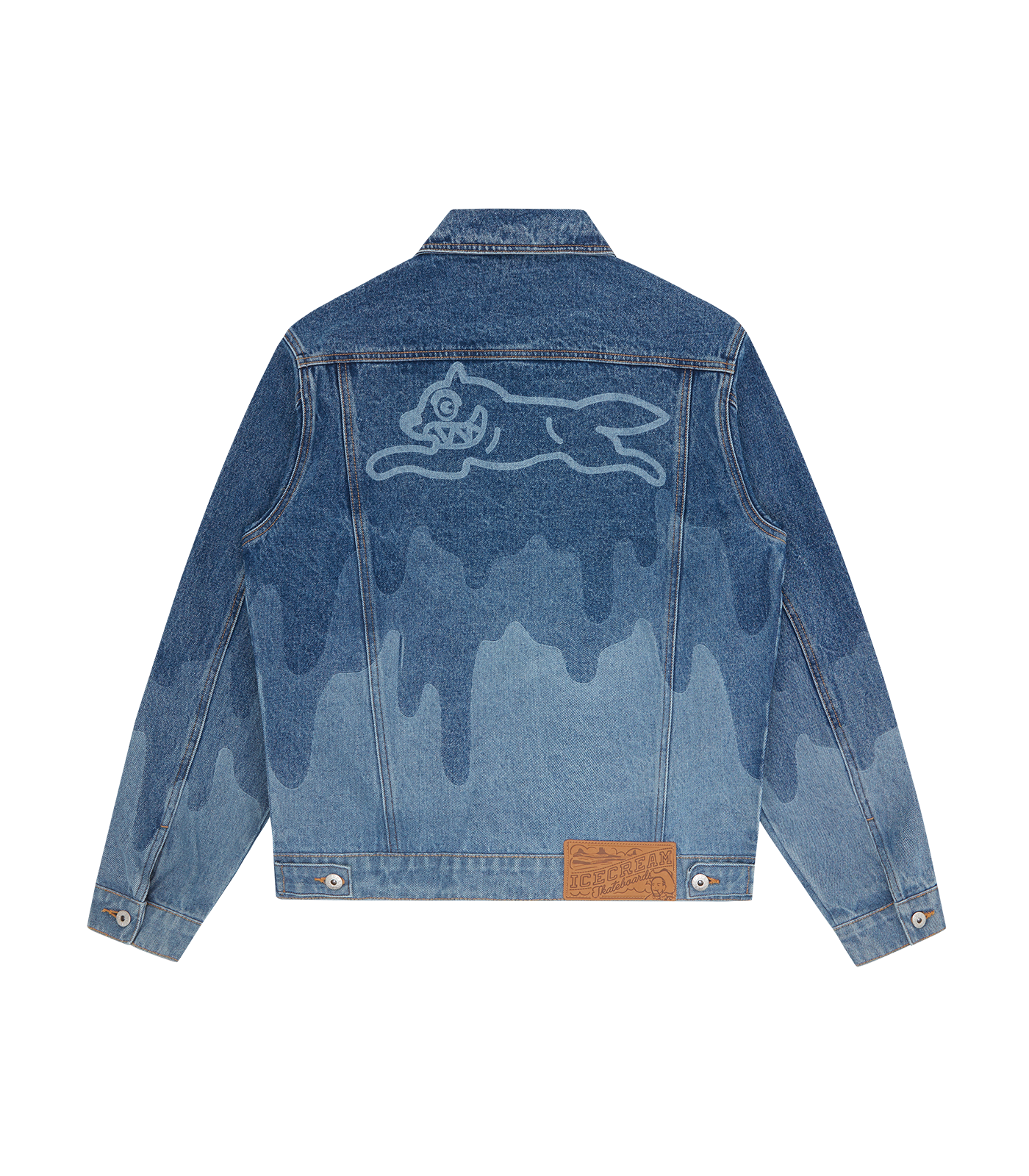 Icecream Lazer Drip Denim Trucker Jacket