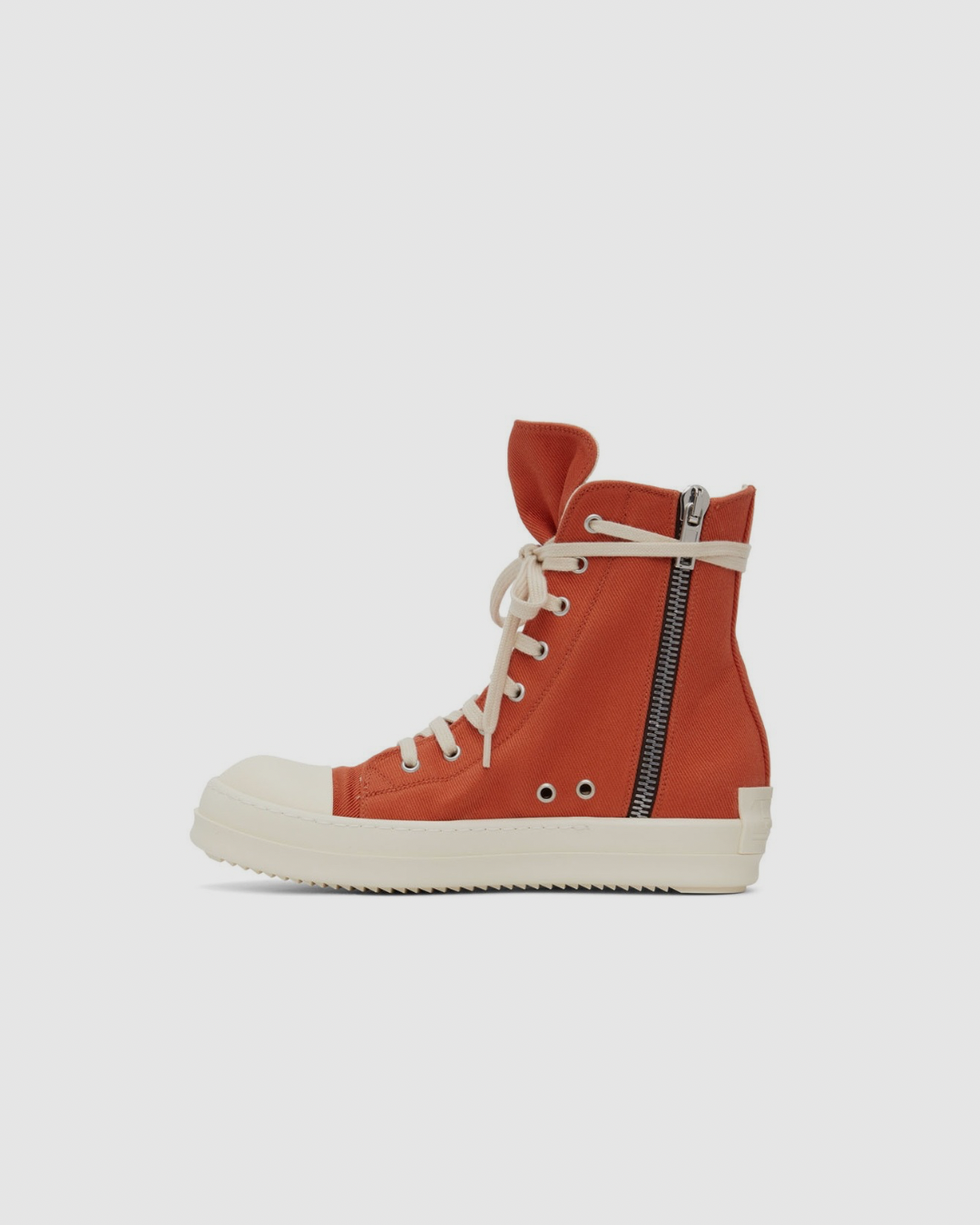 Rick Owens Drkshdw Orange High-Top Sneakers