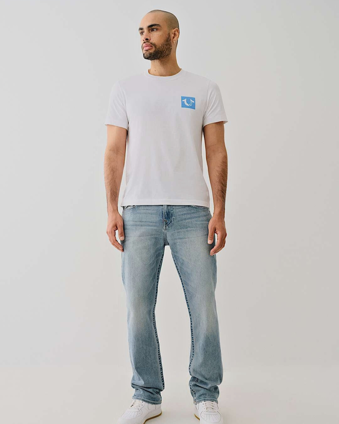True religion checker Horseshoe Tee