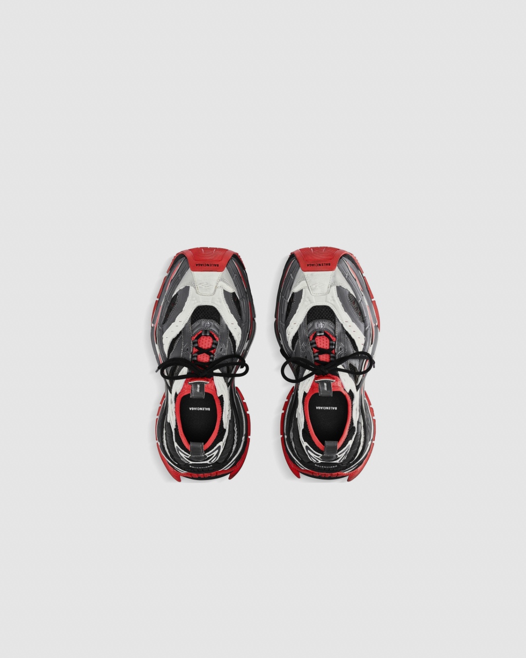 Balenciaga Mens Platform Reduced Sneakers