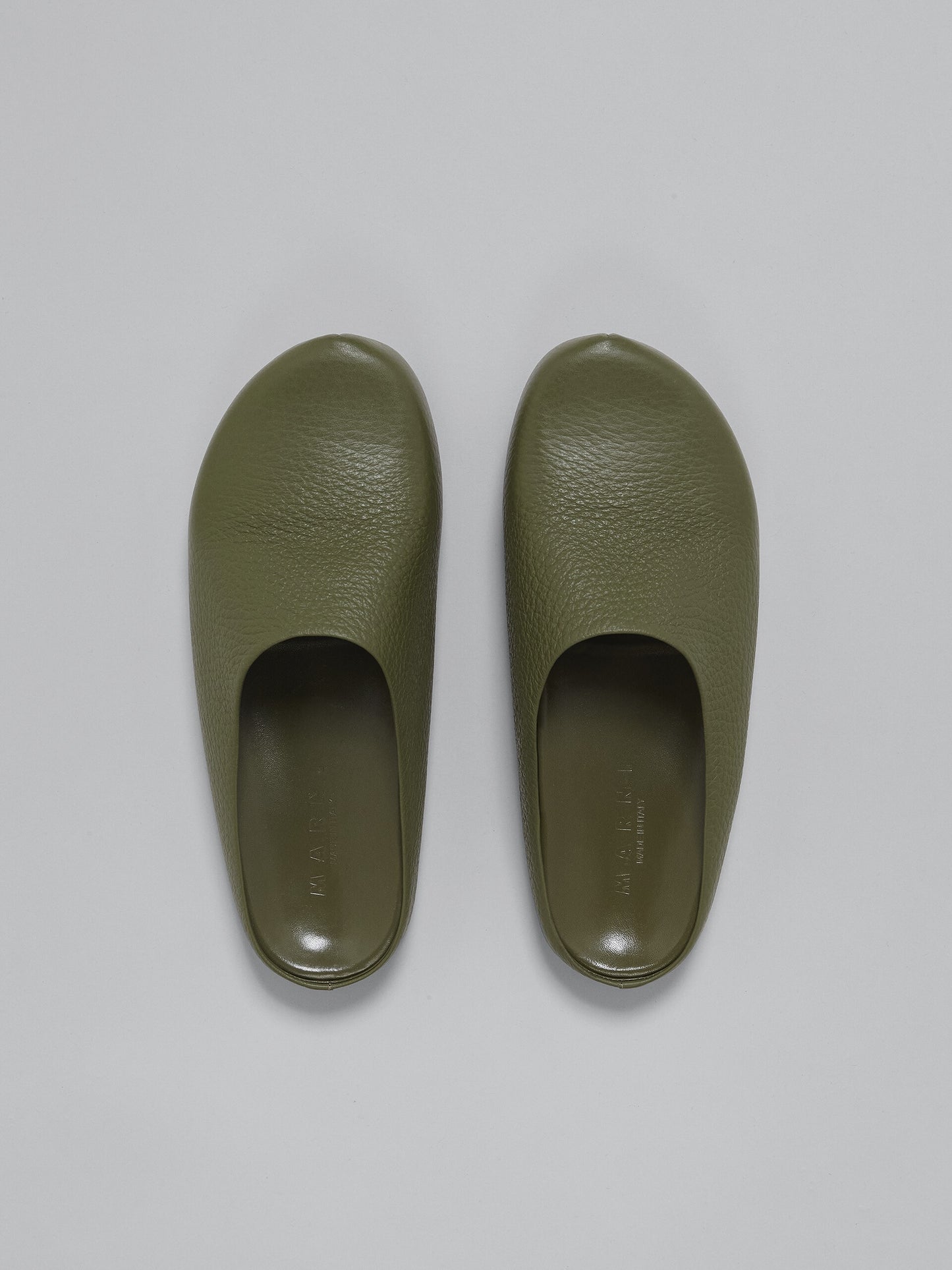 Marni Leather Fussbett Sabot