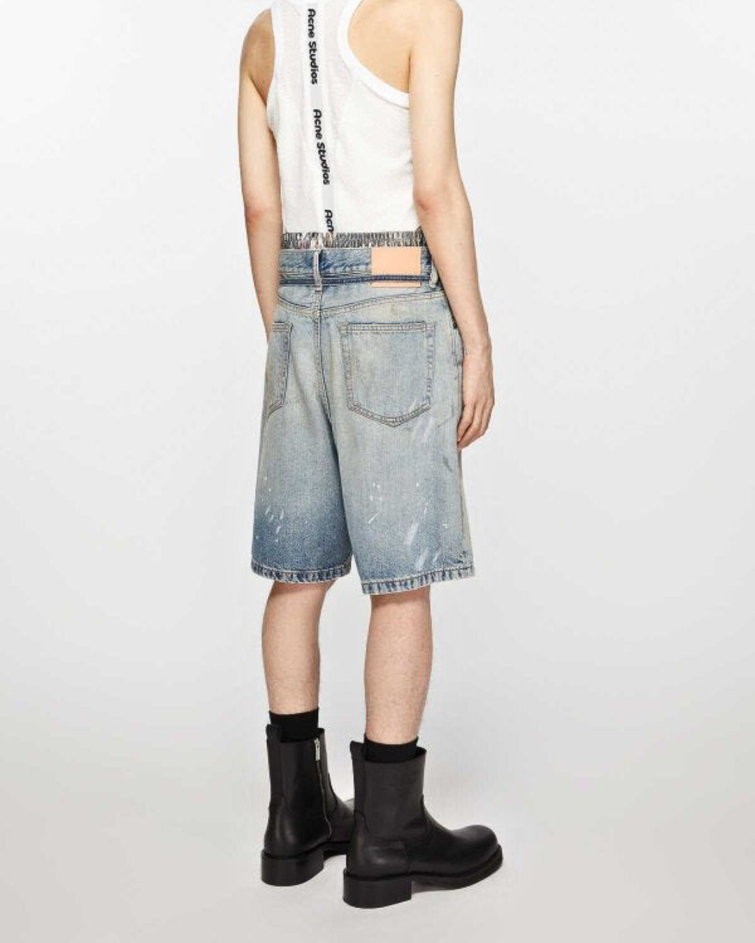 Acne Studios Loose Fit Denim Shorts