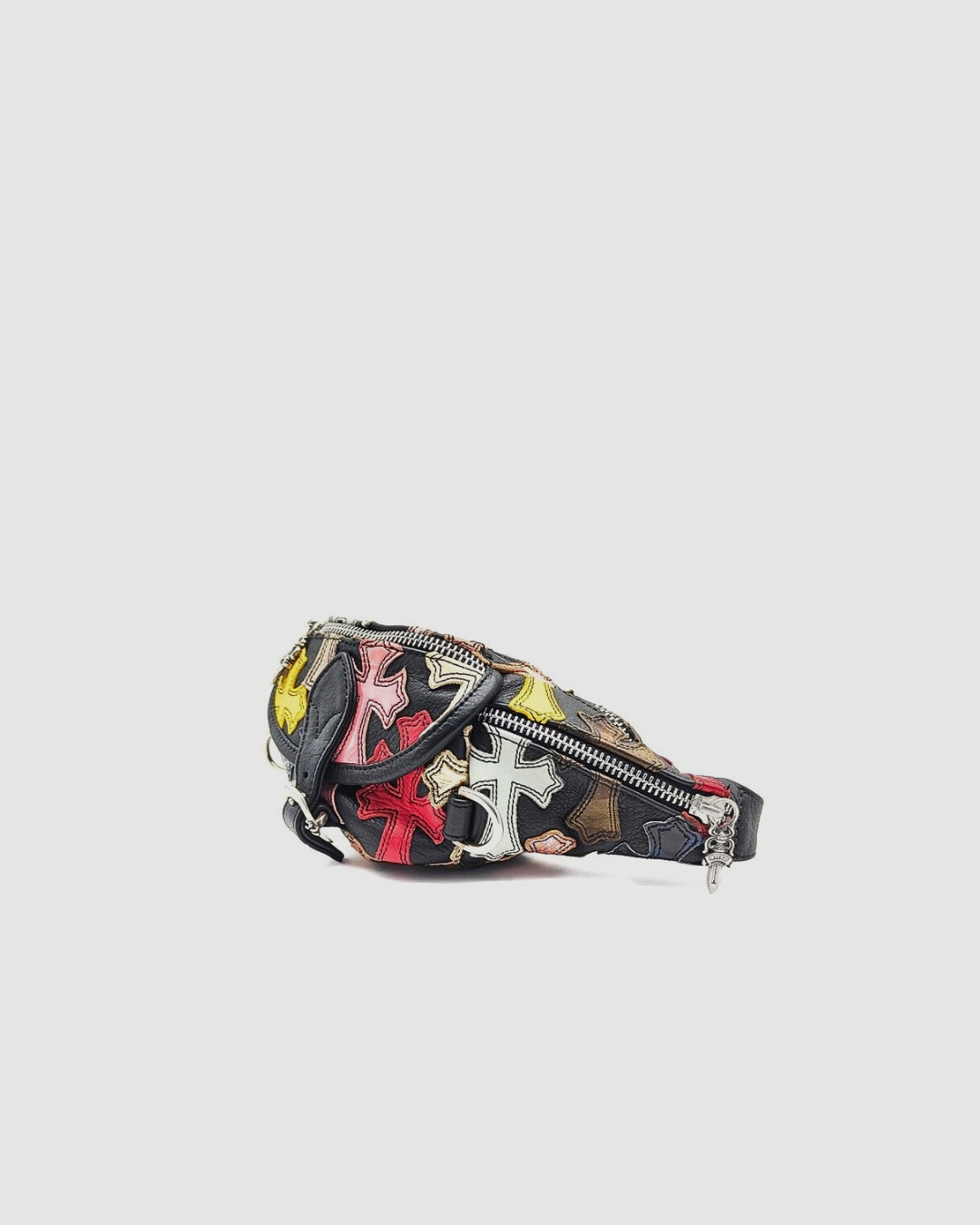 Chrome Hearts Leather Multi Color Snat Mini Bag