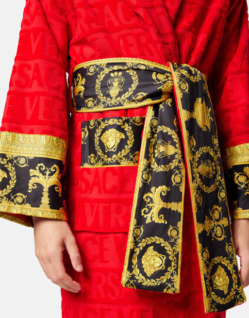 Versace I ♡ Baroque Bathrobe