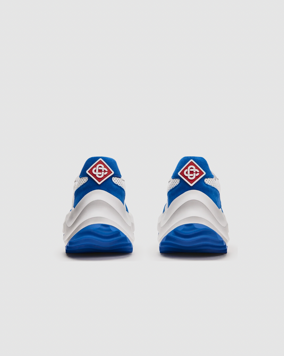Casablanca Mens Atlantis White & Blue Sneaker
