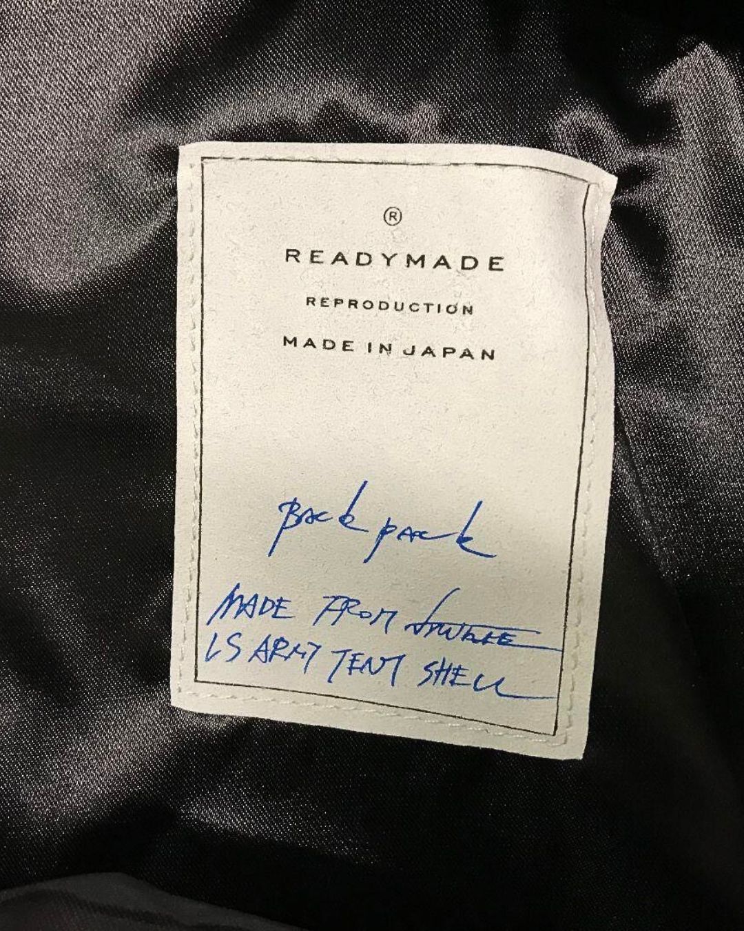Denim Tears x Readymade Tweed Backpack