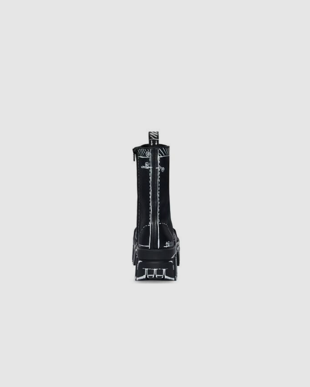 Balenciaga Bulldozer Marker Lug-Sole Boots
