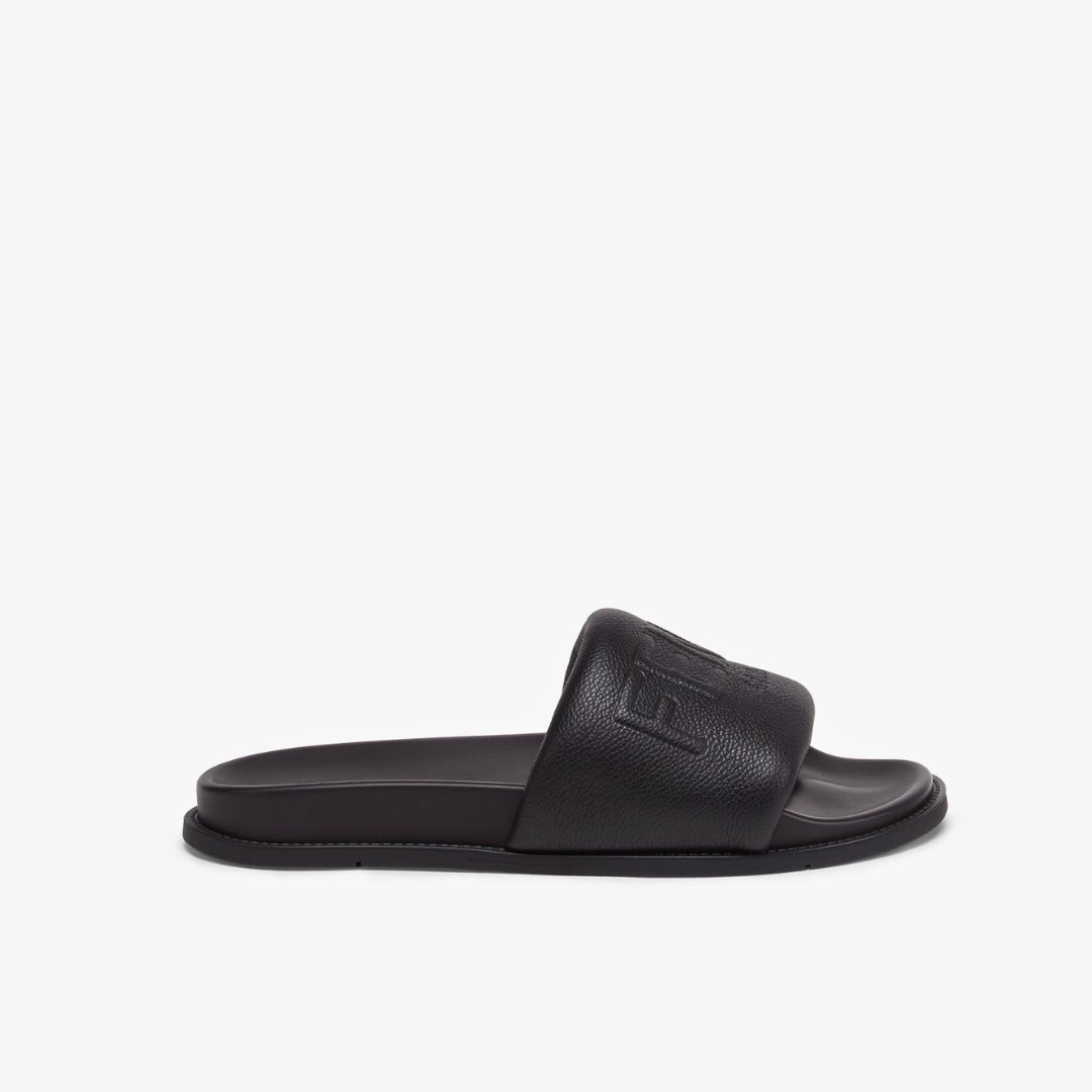 FENDI leather slides