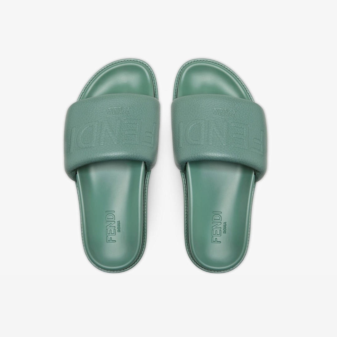 FENDI leather slides