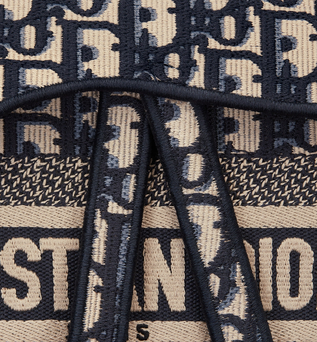 Christian Dior Saddle Oblique Embroidered Shoulder Bag