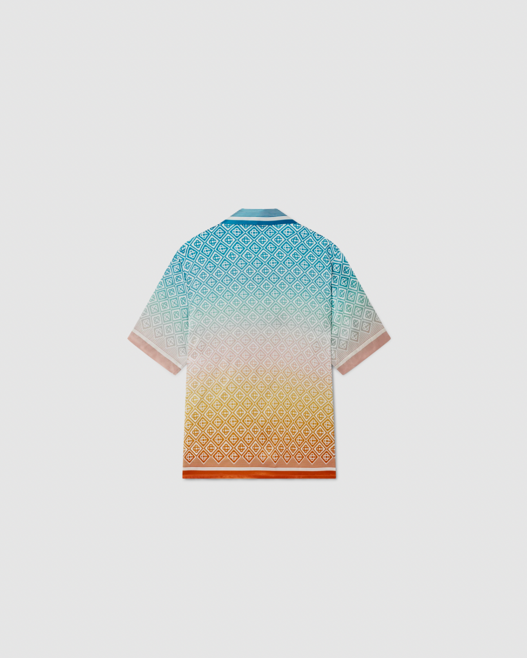 Casablsnca Gradient Monogram Silk Shirt