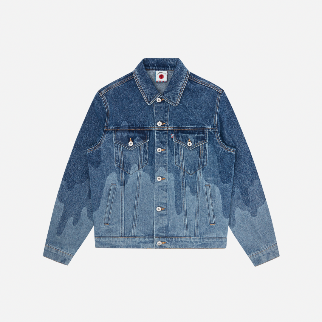 Icecream Lazer Drip Denim Trucker Jacket