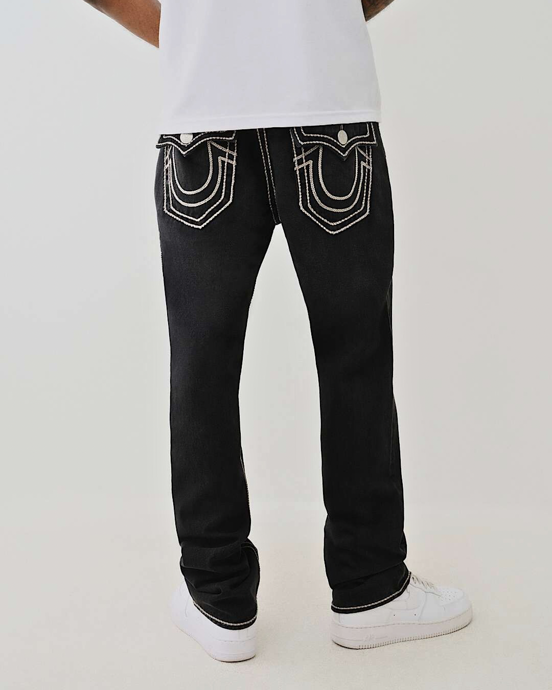 True religion Ricky Super T Rope Stitch Straight Jeans