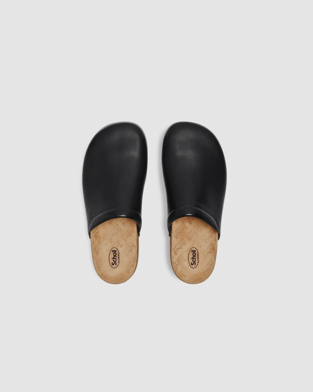 Balenciaga I Scholl Flat Mule In Black