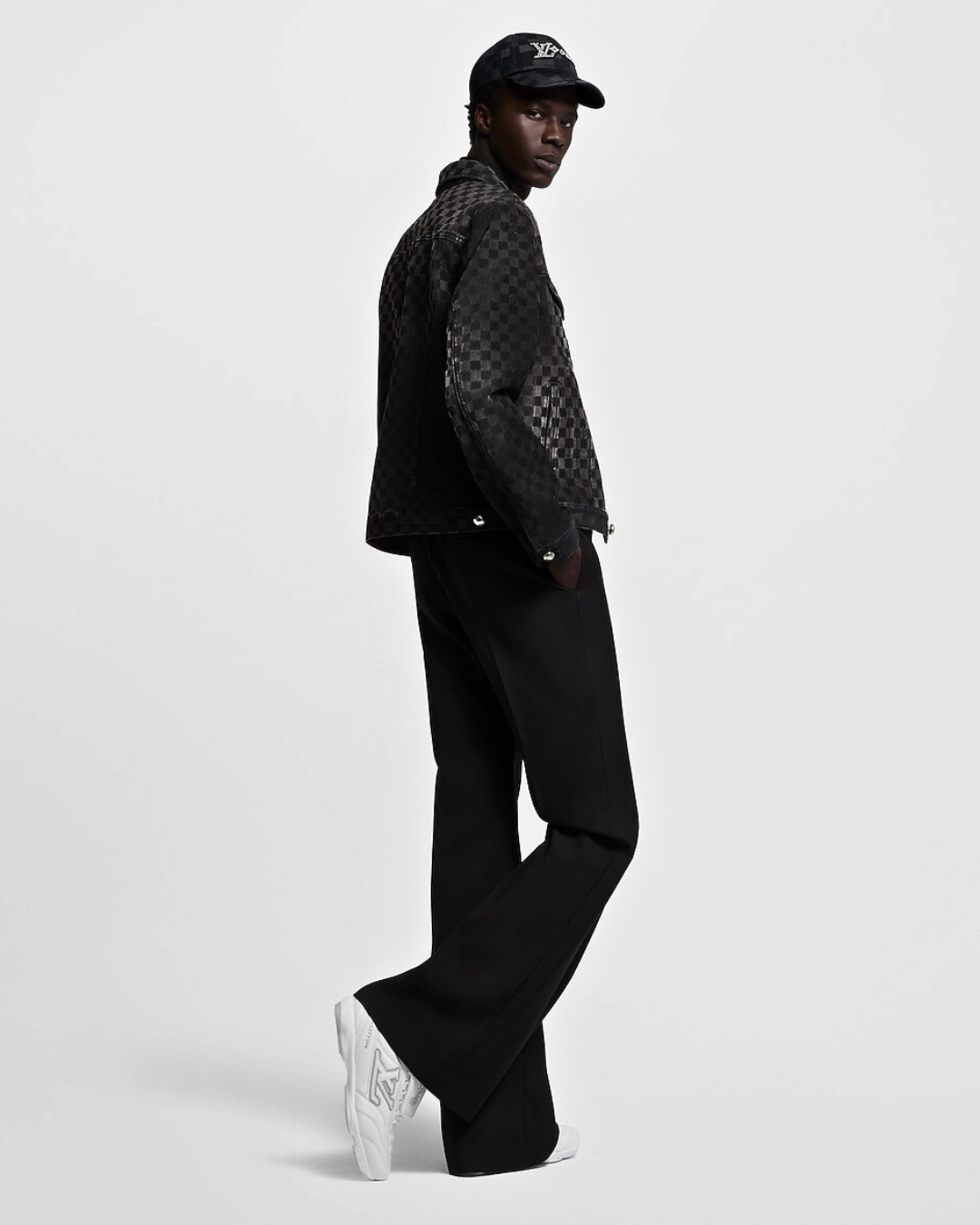 Louis Vuitton Footprint Soccer Sneaker