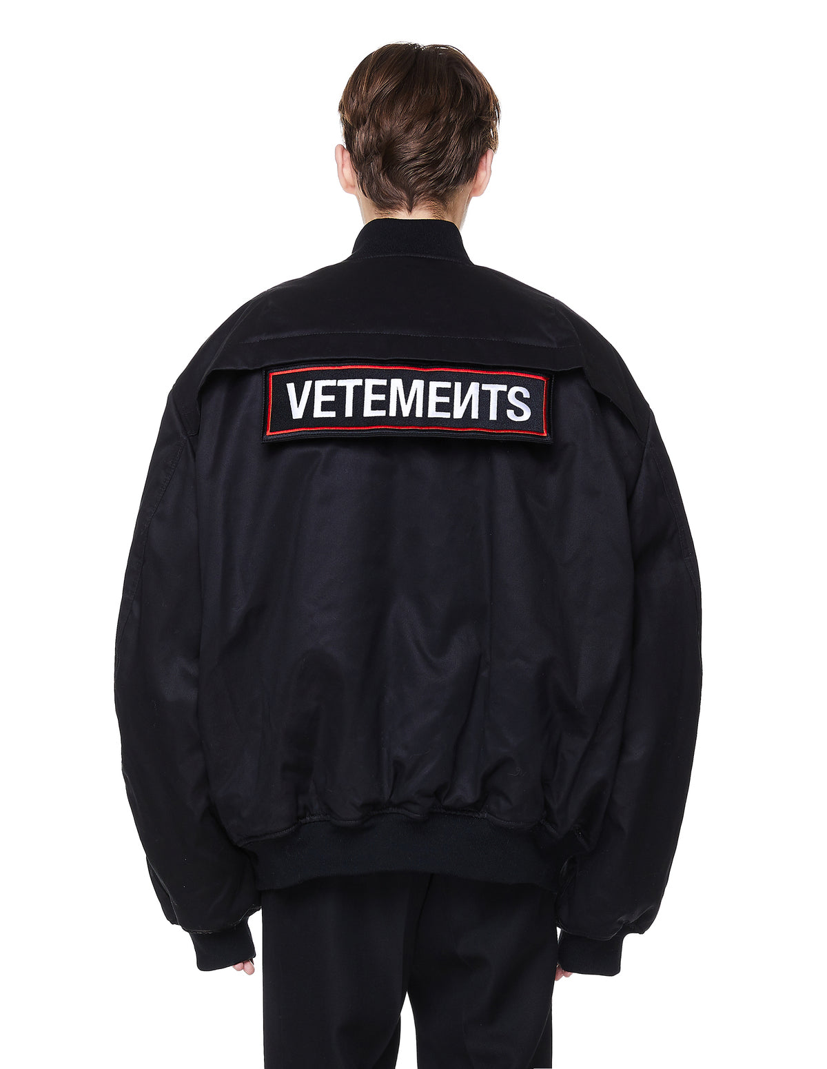 Vetements Logo Bomber Cotton Jacket