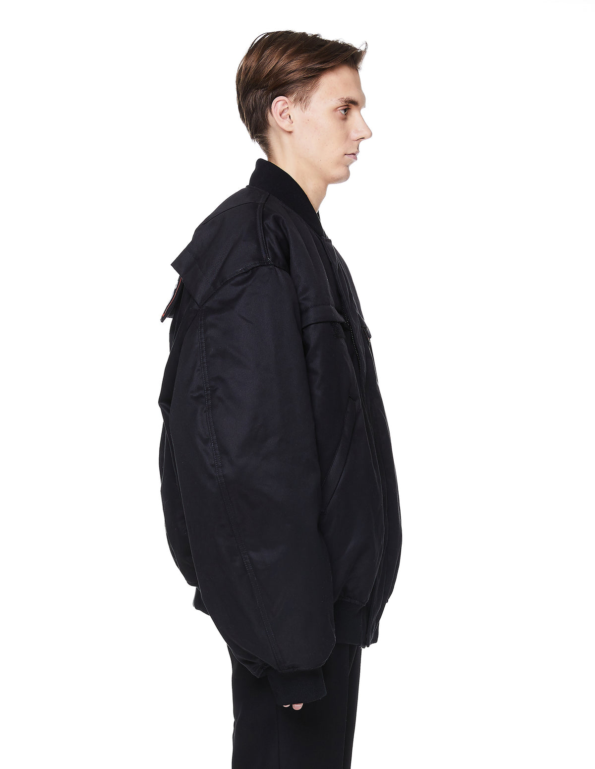 Vetements Logo Bomber Cotton Jacket