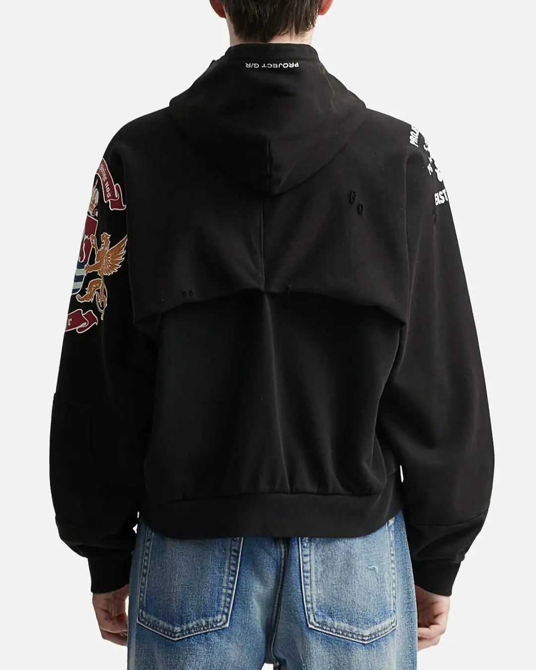 Project G/R Reconstructed Folded Zip Hoodie urbanluxeclo