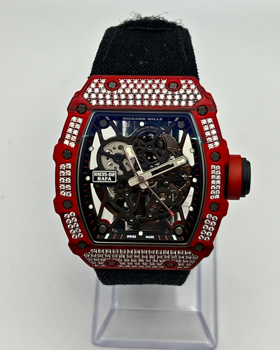 Richard Mille RM 35-02 'Rafa' Rafael Nadal Red Quartz TPT Diamond Set
