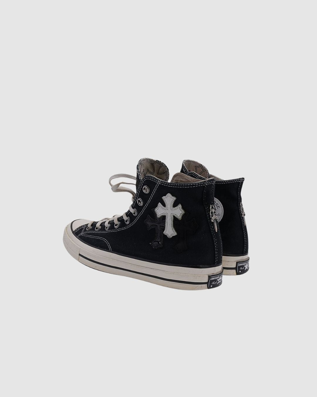 Chrome Hearts Cross Patch Converse Chuck Taylors