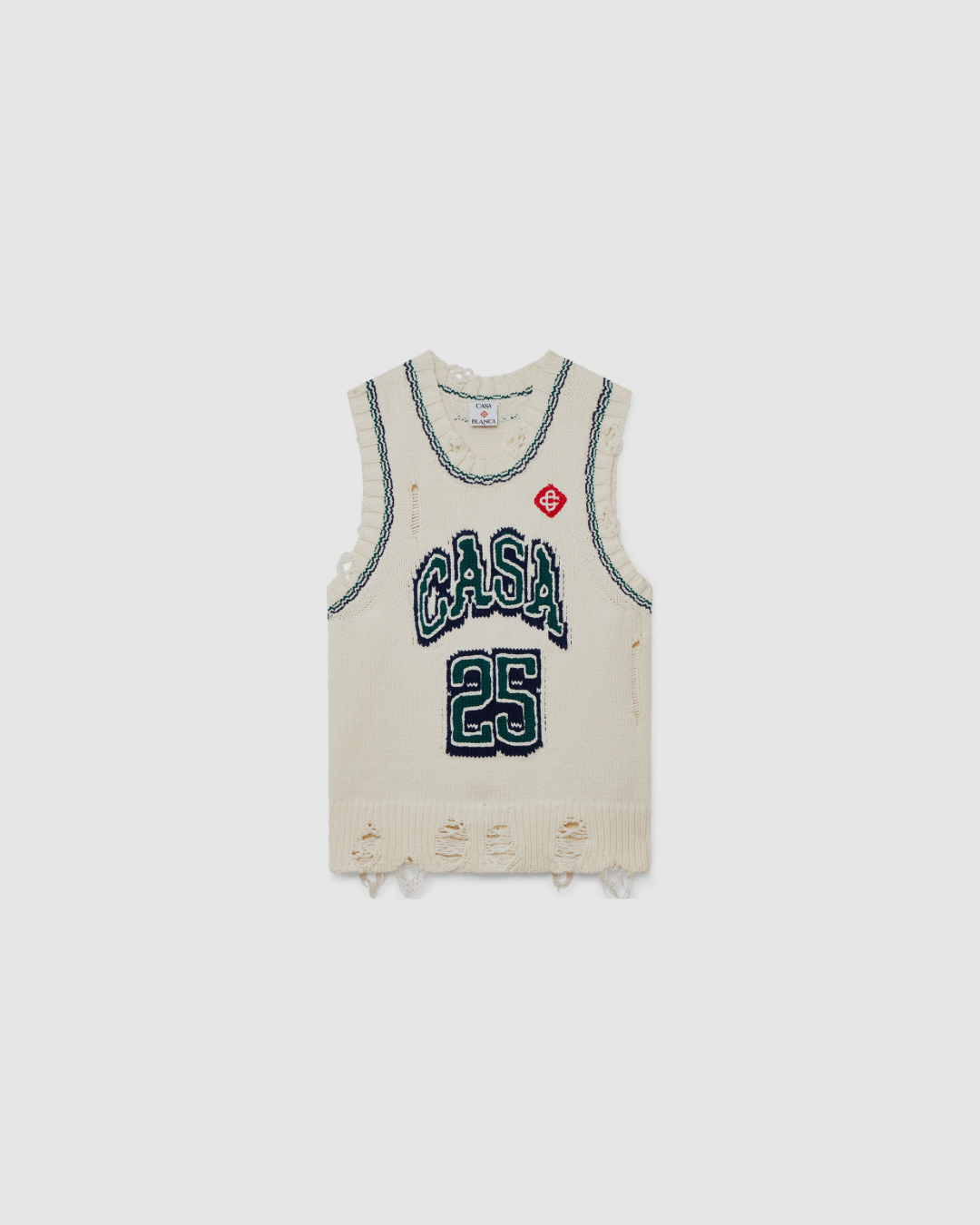 Casablanca Intarsia baseball Top