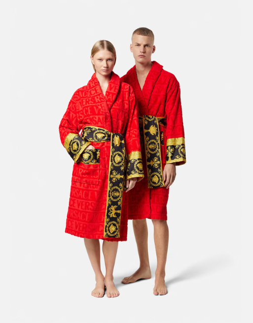 Versace I ♡ Baroque Bathrobe