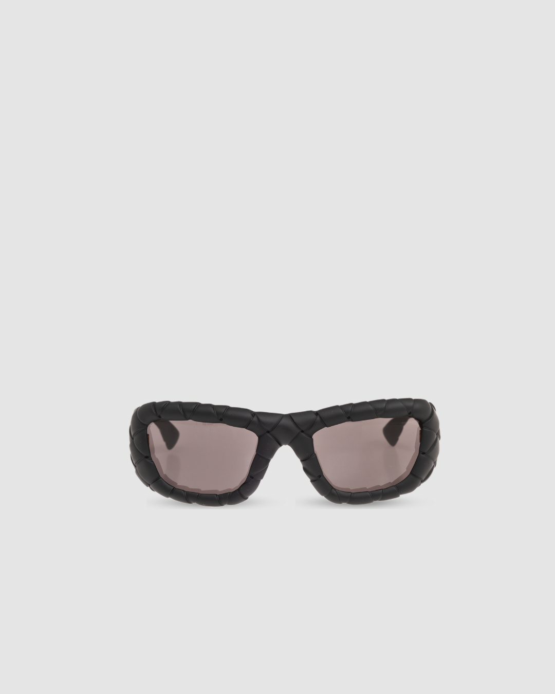 Bottega Veneta Intrecciato rectangular sunglasses
