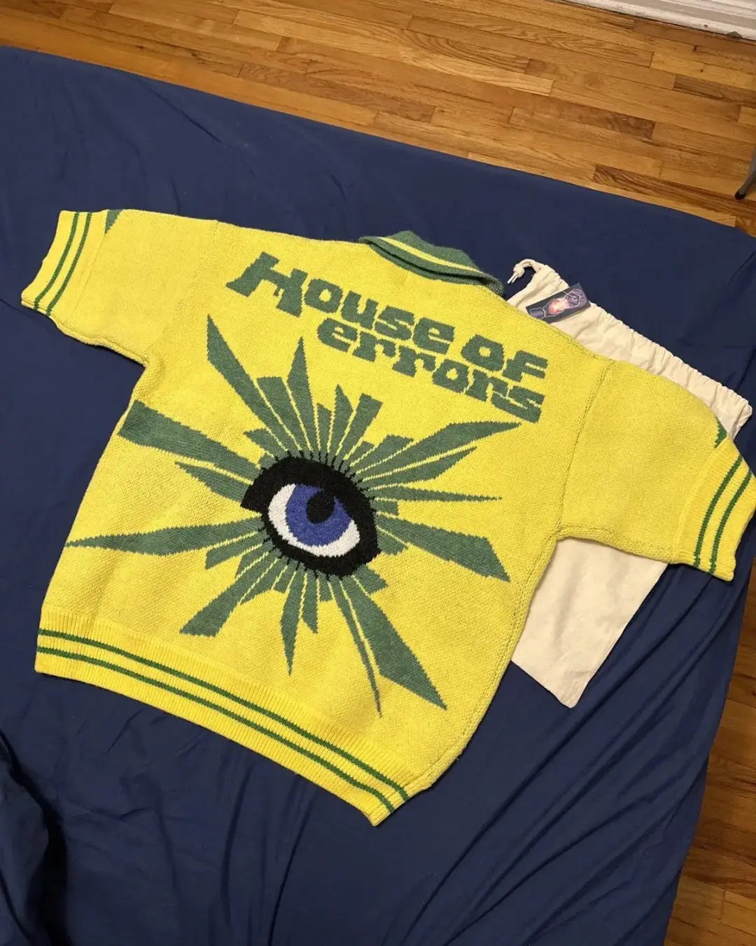 House of Error knitted Brazil jersey Top urbanluxeclo