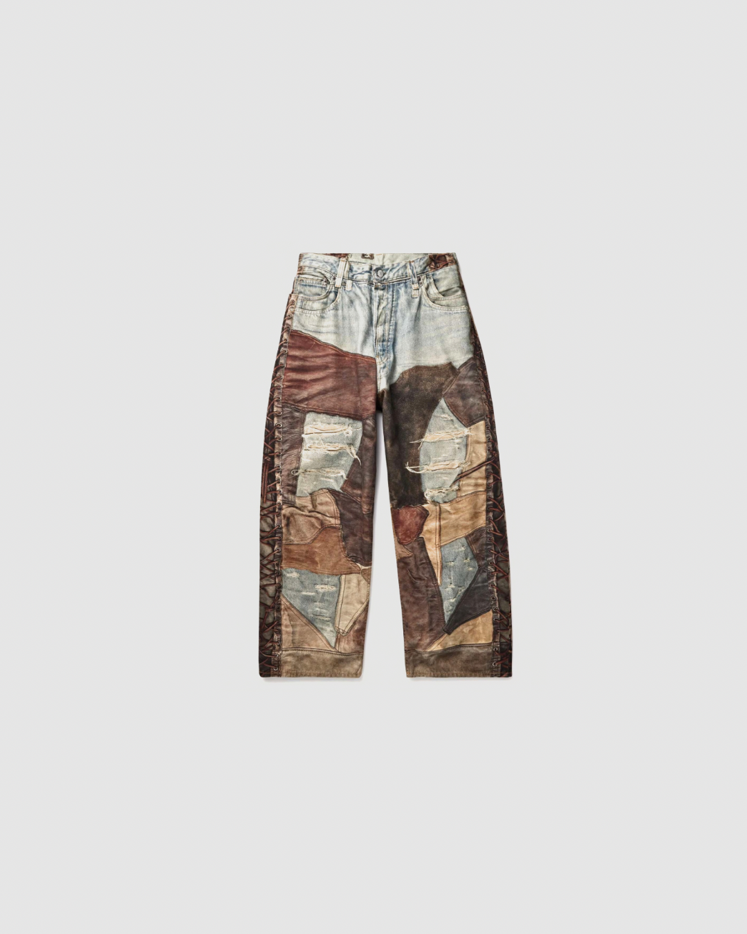 Acne Studios Wide-Leg Trompe L'oeil Jeans