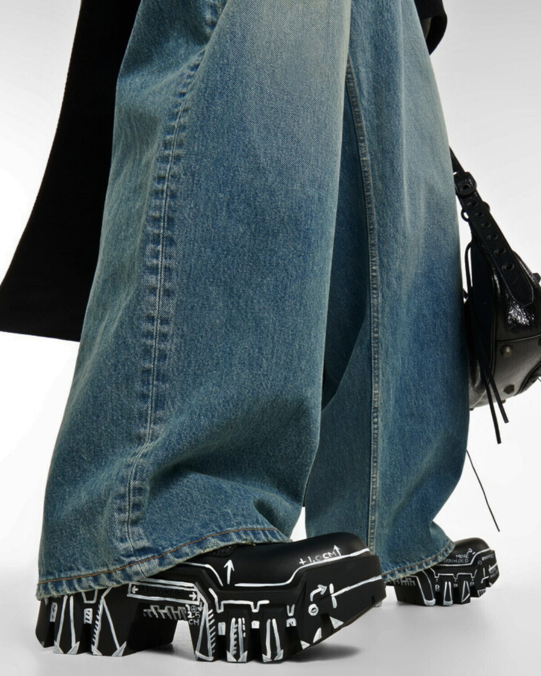 Balenciaga Bulldozer Marker Lug-Sole Boots