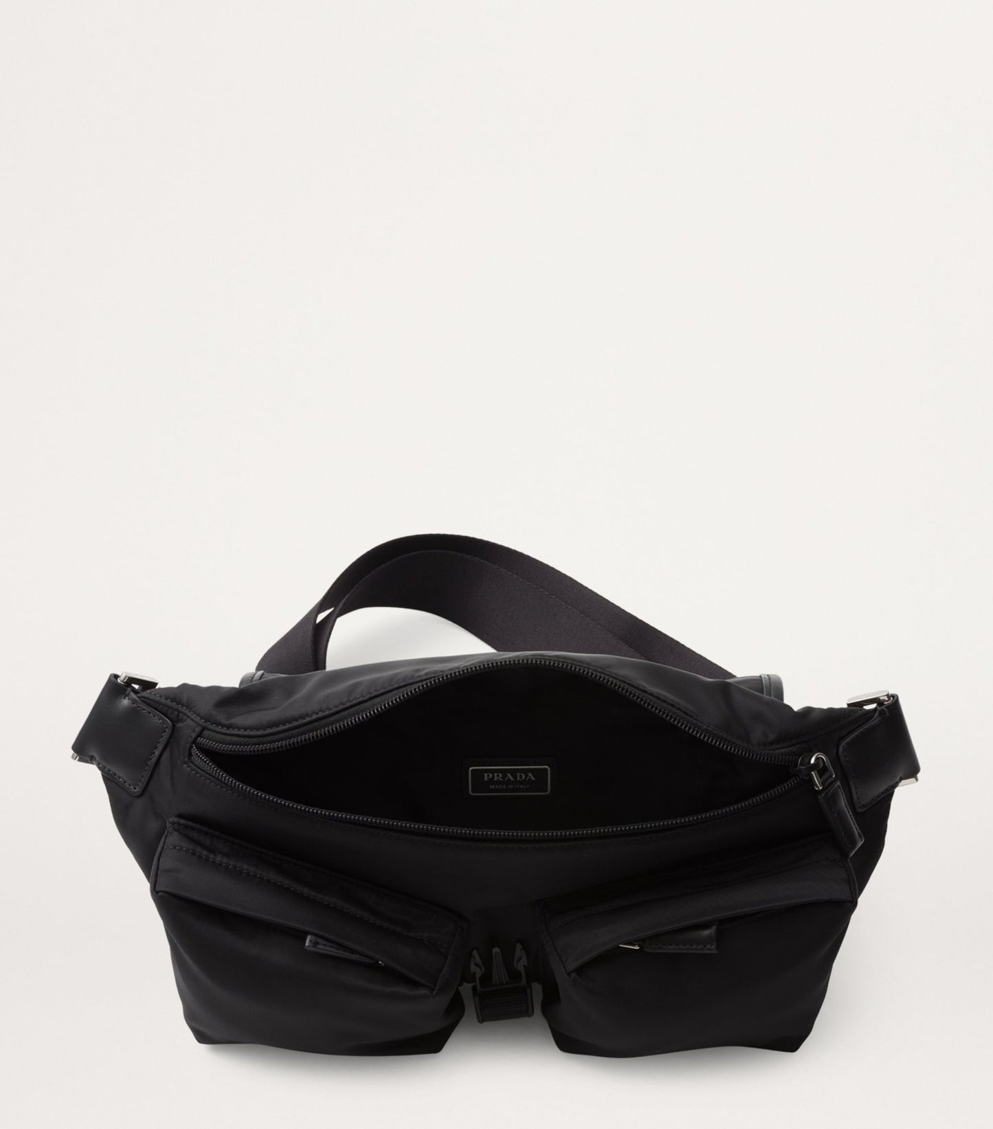 PRADA Small Re-Nylon and Calf Leather Belt Bag