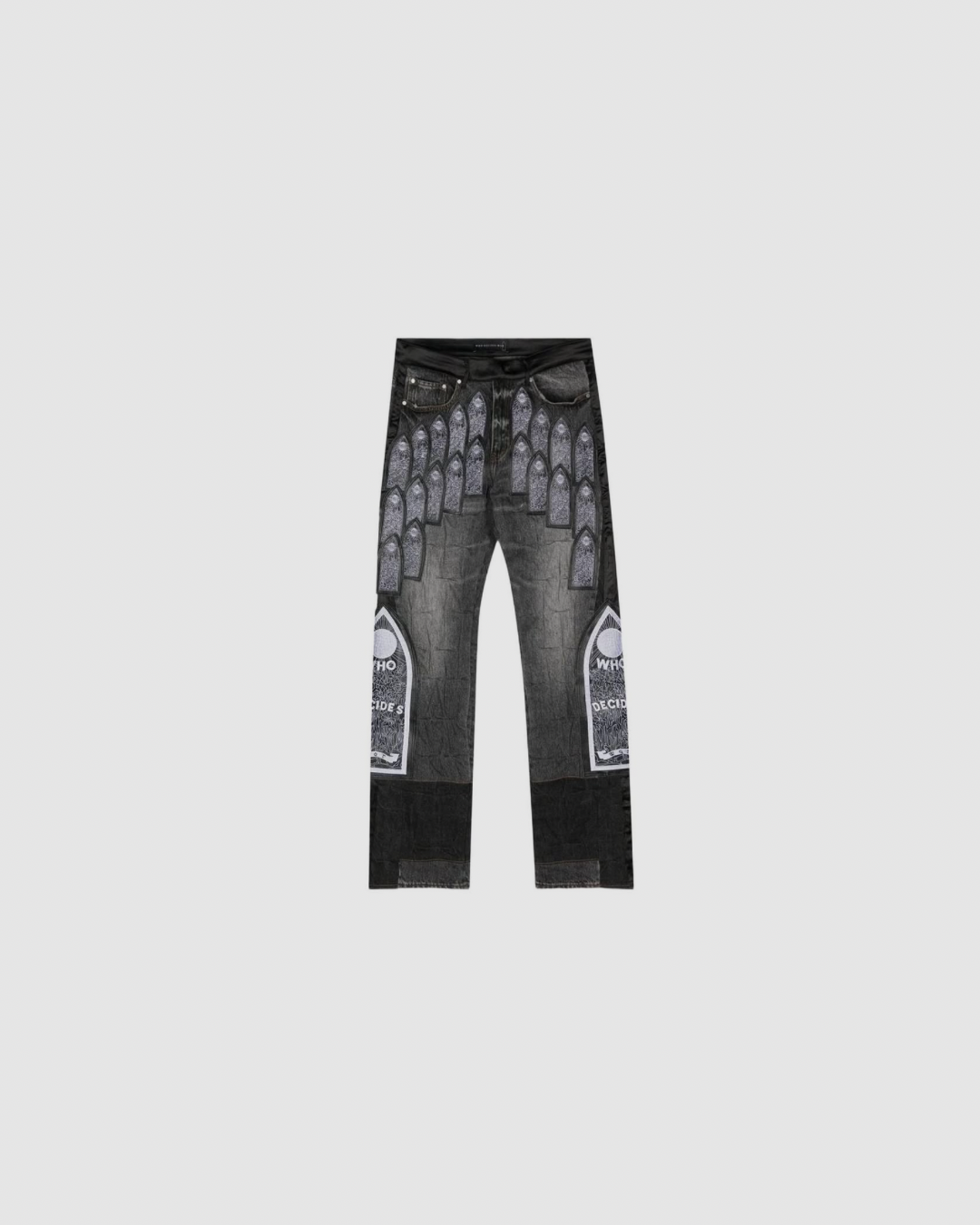 Who Decides War Patched Arc Pants In Black