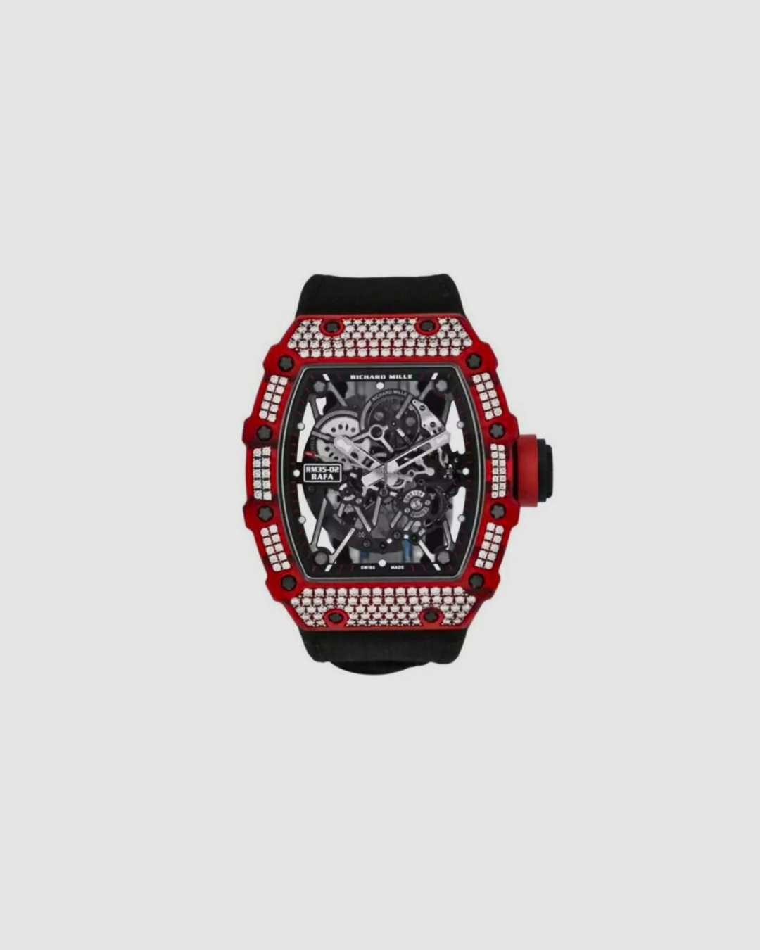 Richard Mille RM 35-02 'Rafa' Rafael Nadal Red Quartz TPT Diamond Set