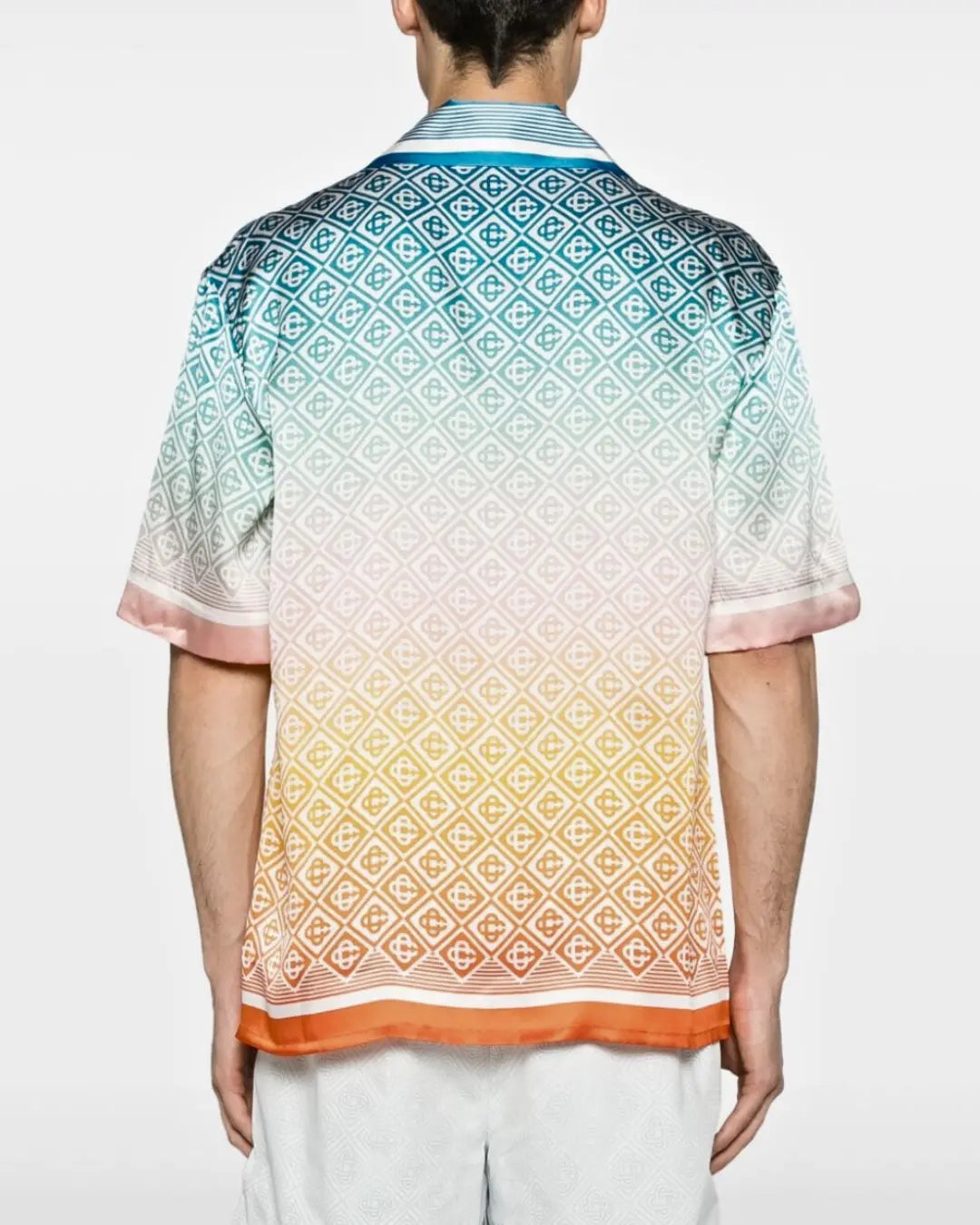 Casablsnca Gradient Monogram Silk Shirt urbanluxeclo
