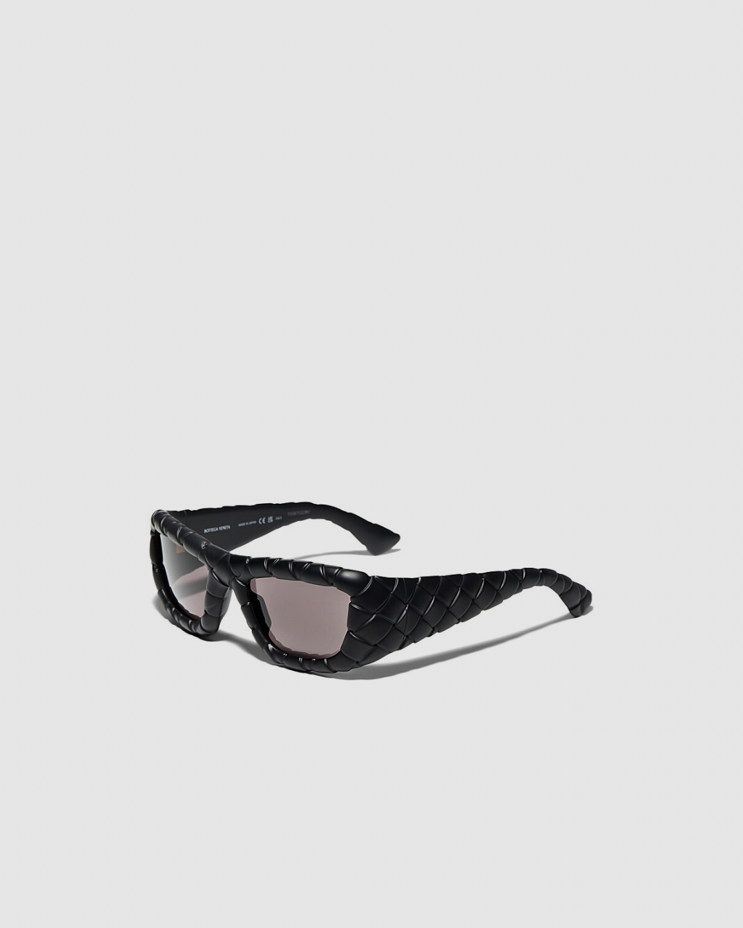 Bottega Veneta Intrecciato rectangular sunglasses