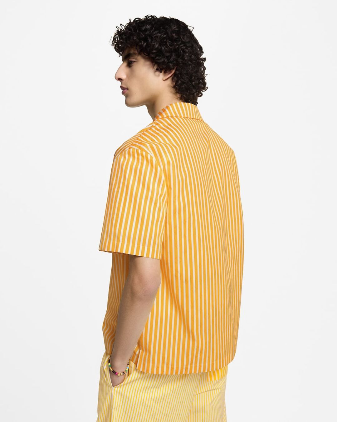 Louis Vuitton Monogram Striped Patchwork Short-Sleeved Shirt