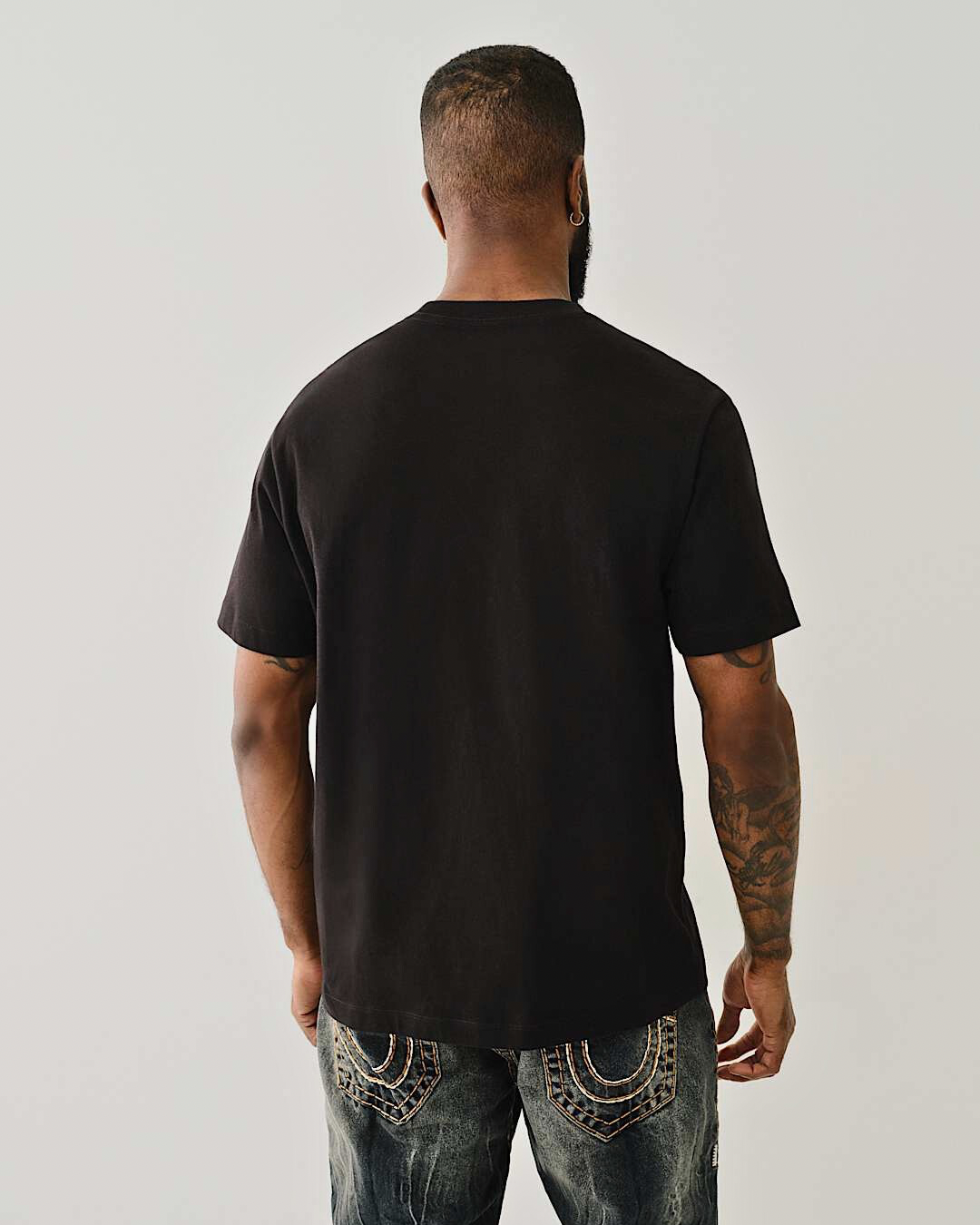 True religion Heavyweight Collegiate logo Tee
