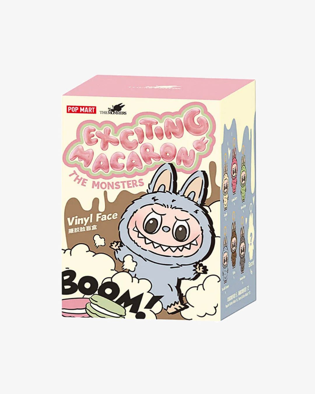 Pop Mart Labubu The Monsters Tasty Macarons Lychee Berry Vinyl Plush Pendant (Opened Box)