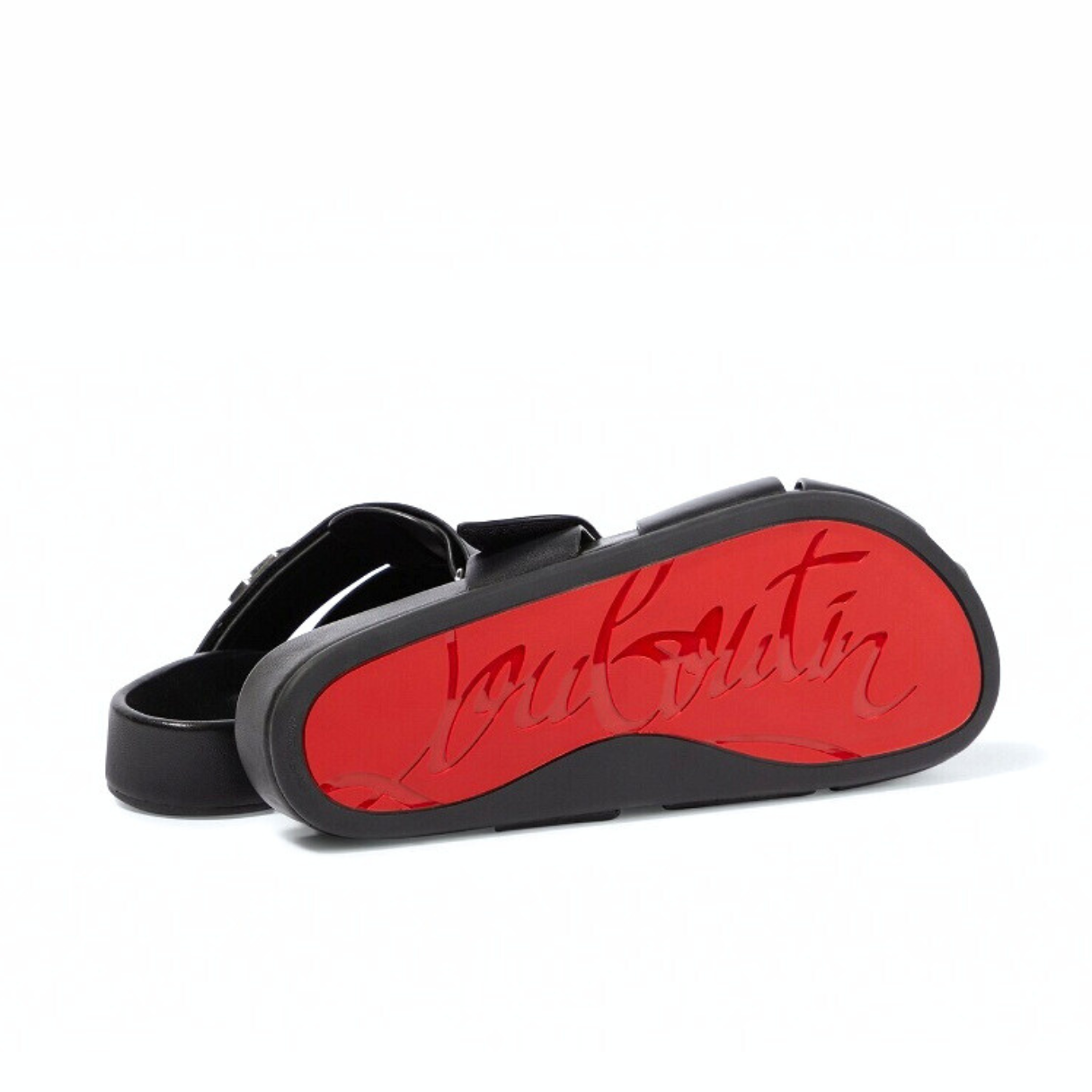 Christian Louboutin Abubizz Leather Slippers