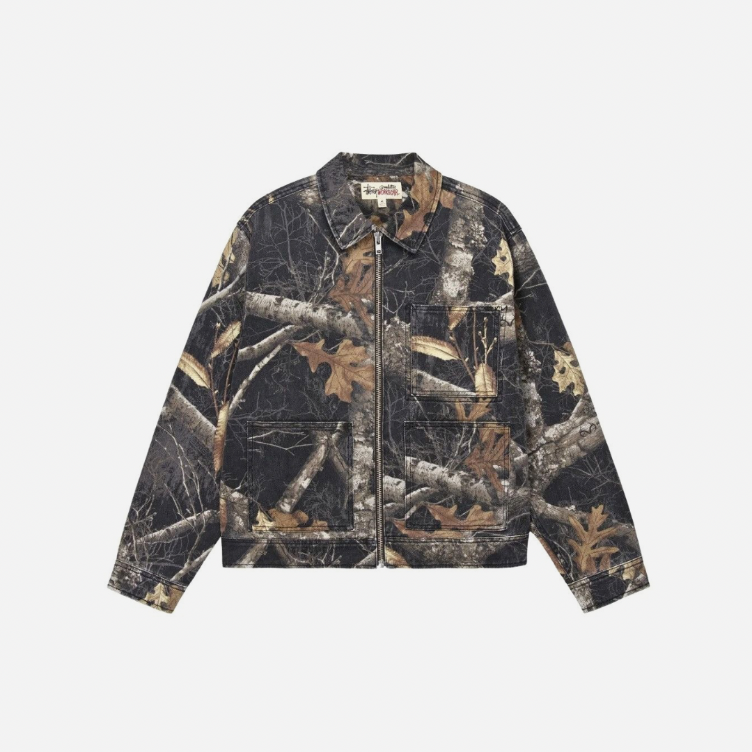 Stussy RealTree Zip Work Camo Jacket