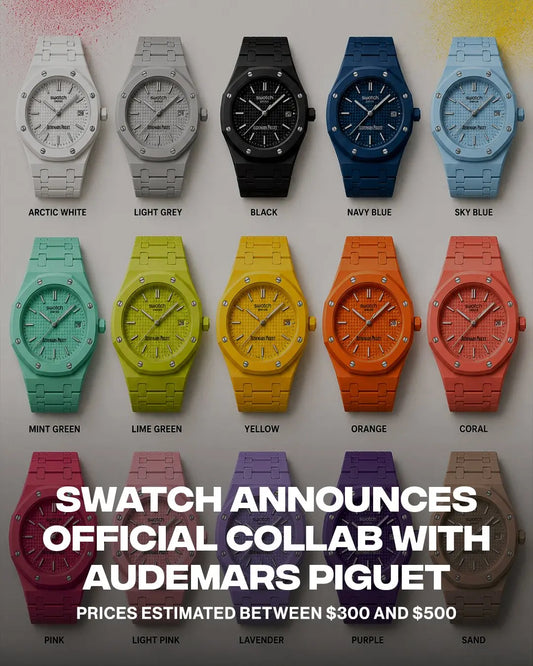 Swatch x Audemars Piguet “Royal Pop” Collection: Luxury Watchmaking Gets a Bold Streetwear Twist urbanluxeclo