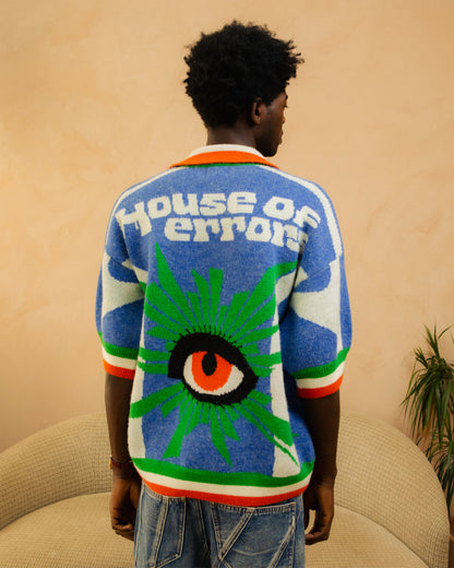 House of Error knitted Italia Jersey Top