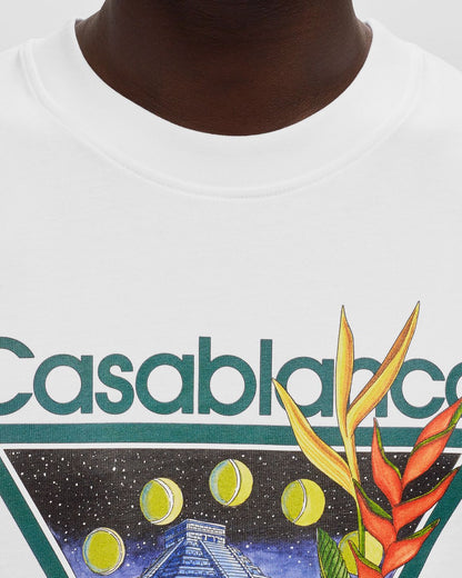 Casablanca Tennis Club Icon Printed T-Shirt