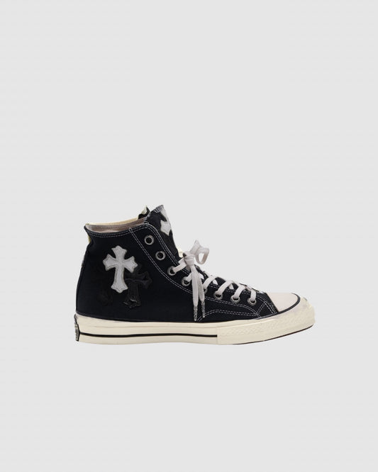 Chrome Hearts Cross Patch Converse Chuck Taylors