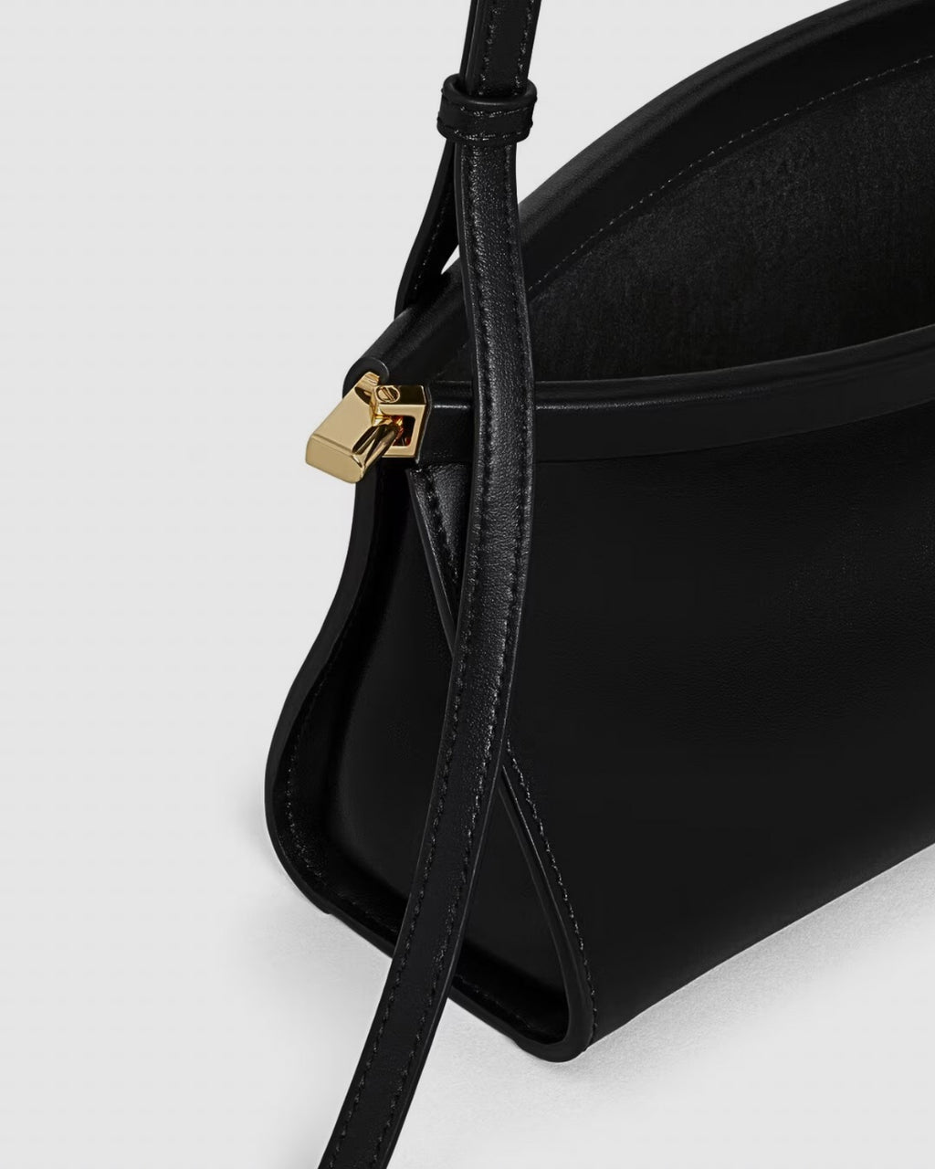 ALAÏA Le Click Small Shoulder Bag in Glossy Leather