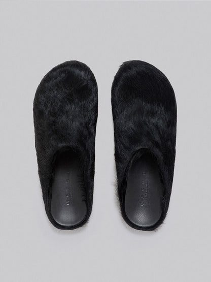 Marni long haircalfskin Fussbett sabot