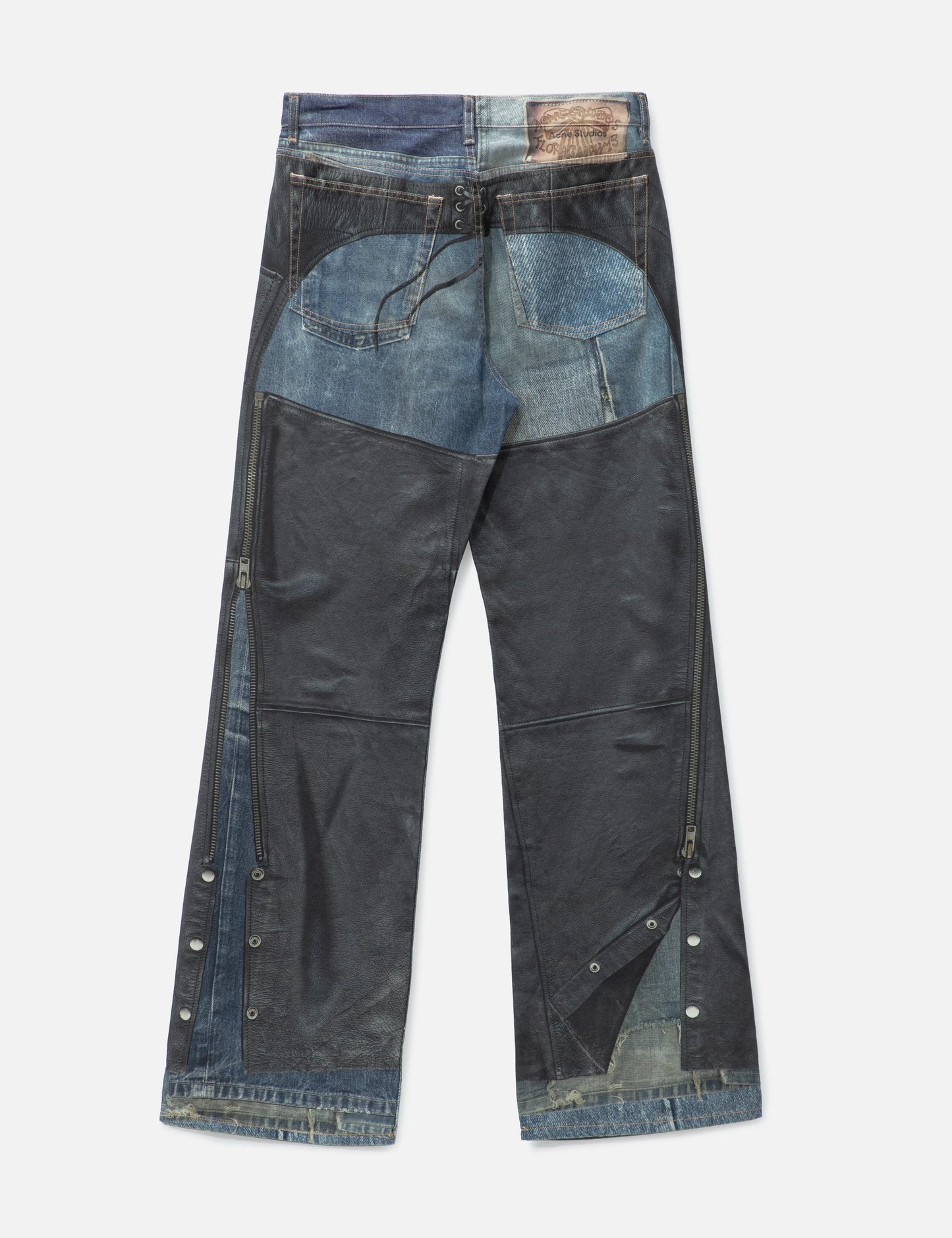 Acne studios Trompe Loeil Chaps Jeans