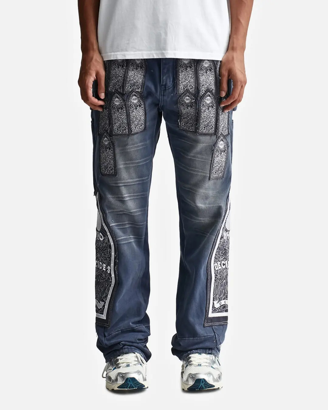 Who Decides War Patched Arc Pants In Purple urbanluxeclo