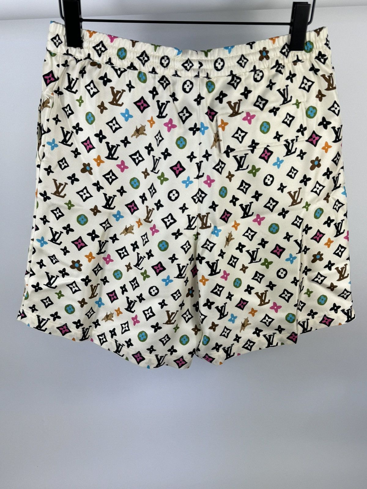 Louis Vuitton Monogram printed silk Shorts