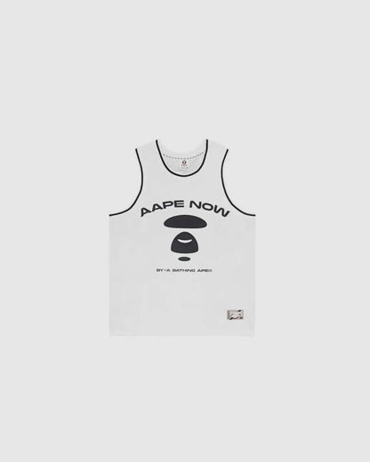AAPE BY A BATHING APE Logo-print Detail Tank Top In White urbanluxeclo